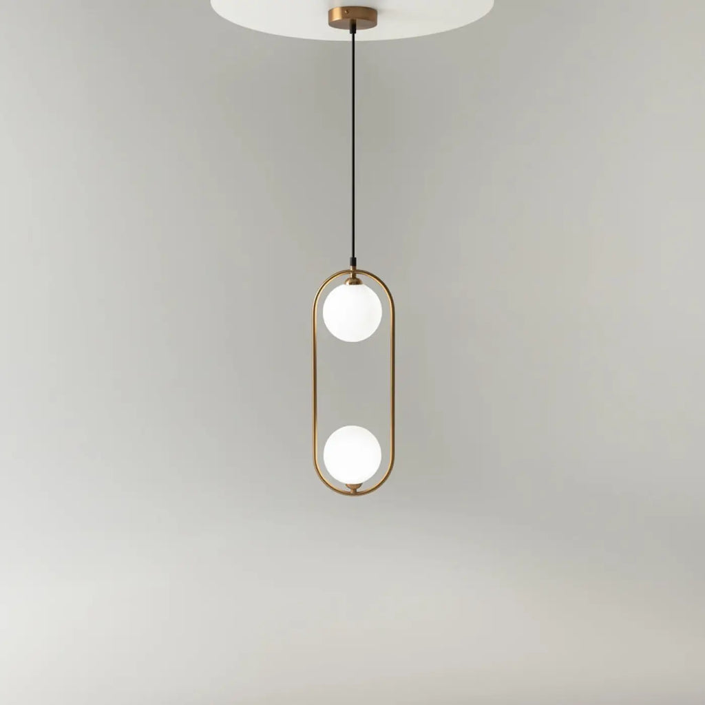 Suspension Luminaire | RING (Deux Globes Verticale)