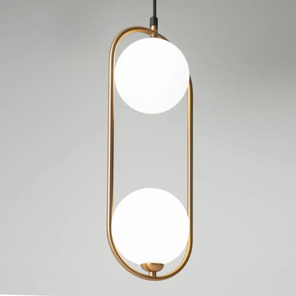 Suspension Luminaire | RING (Deux Globes Verticale)