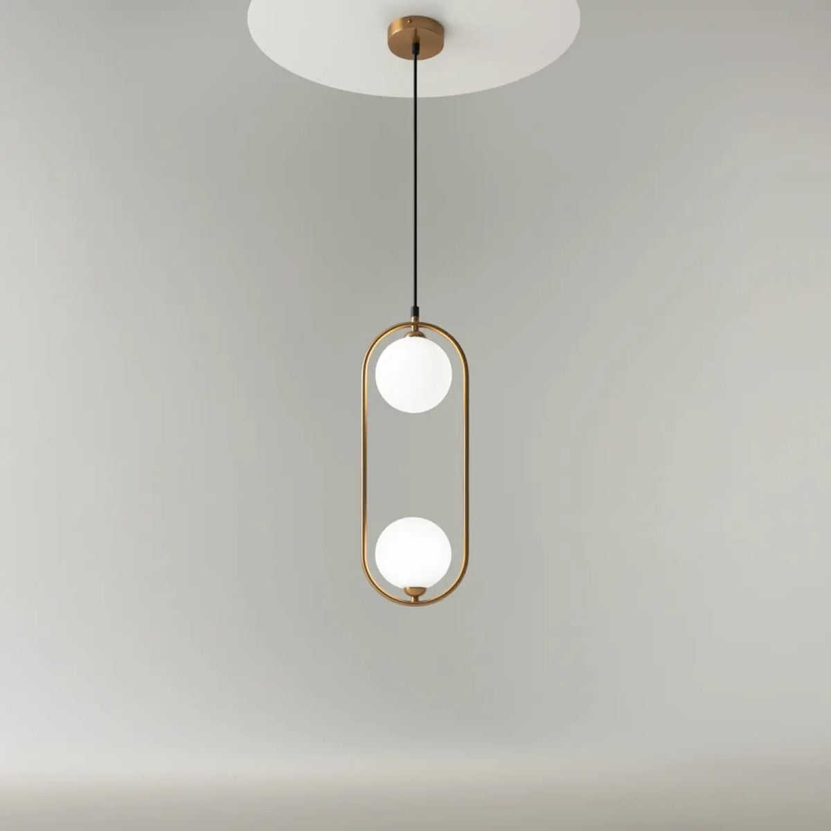 Suspension Luminaire | RING (Deux Globes Verticale)