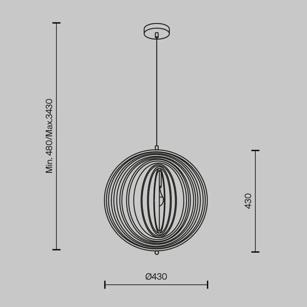 Suspension Luminaire | ROOTS (Corolle)