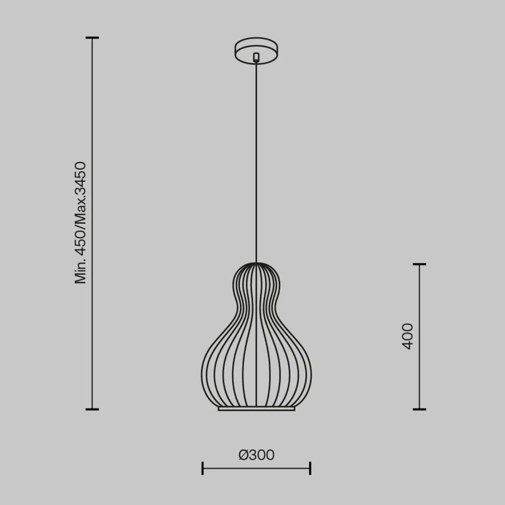 Suspension Luminaire | ROOTS (Poire)