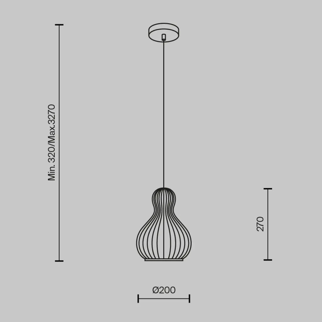 Suspension Luminaire | ROOTS (Poire)