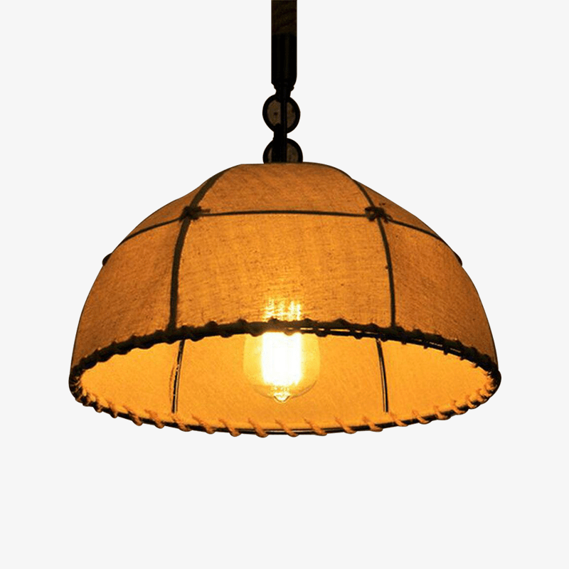 Suspension Vintage Margot Brume en Corde Tressée