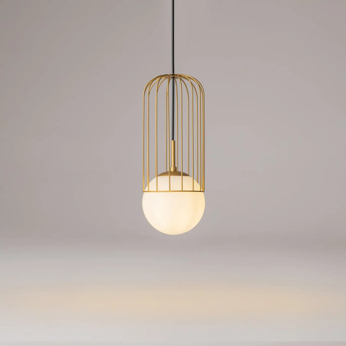 Suspension Luminaire | TELFORD (Cage Dorée)