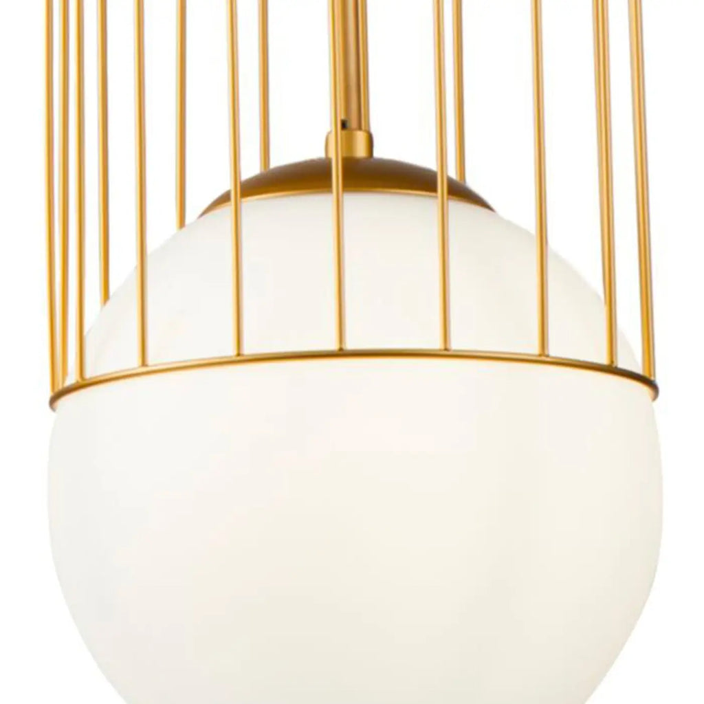 Suspension Luminaire | TELFORD (Cage Dorée)