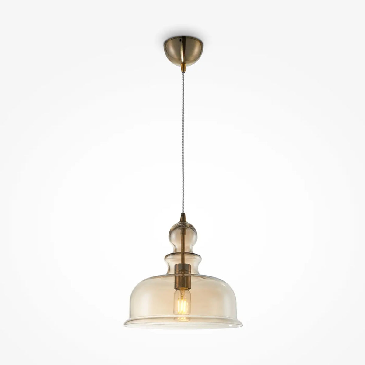 Suspension Luminaire | TONE (Globe Ambré)