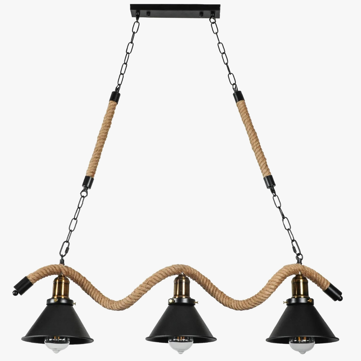 Suspension Vintage Honoré Sillage en Corde Tressée