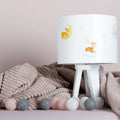 Lampe à poser Sweet dreams (blanc / bleu / jaune / marron clair)