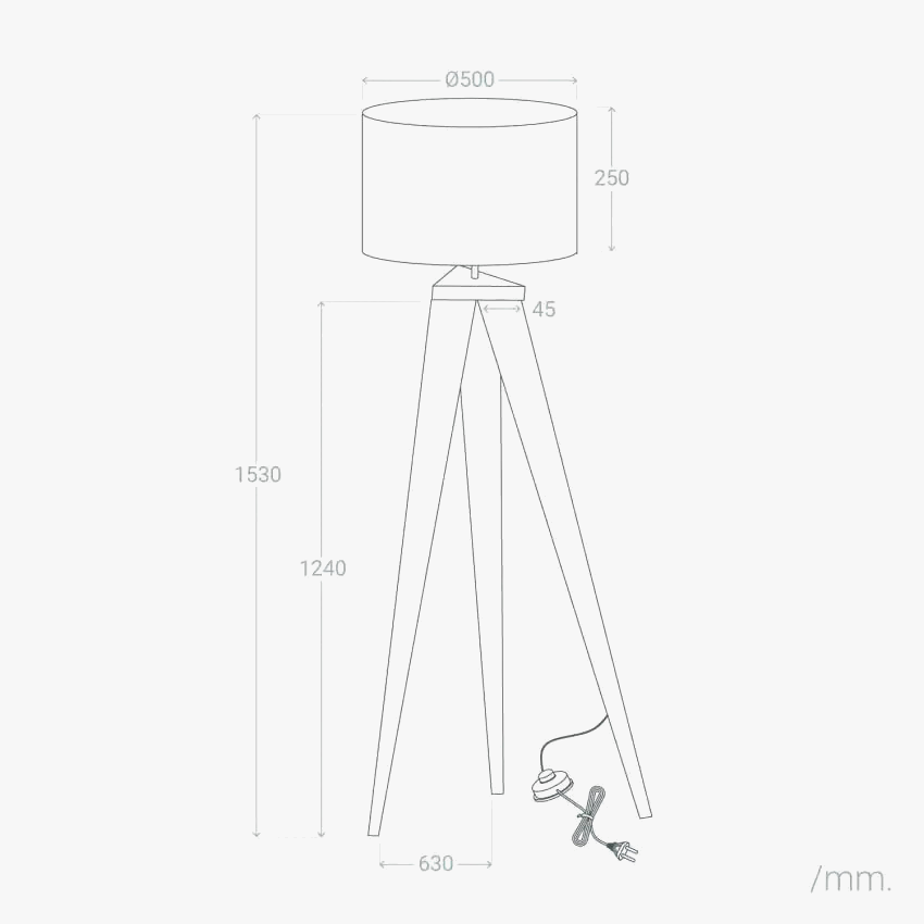 Lampadaire — TECHBREY lampadaire Wol