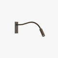 Uvan Applique Murale Minimaliste avec Spot de Lecture Réglable - Bronze