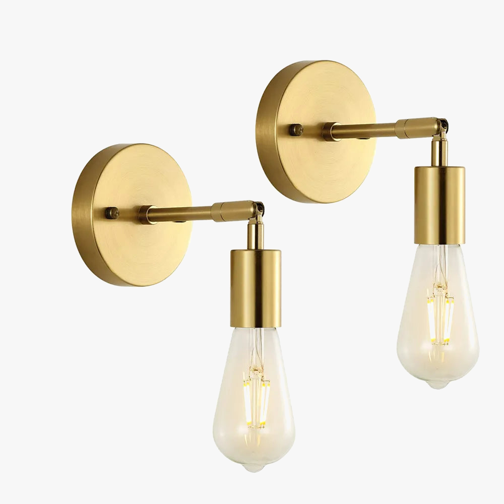 Plafonnier — Vintage applique murale LED lampe 180 ° rotatif industriel E27 chambre chevet salle de bain miroir applique murale vanité luminaire plafonnier