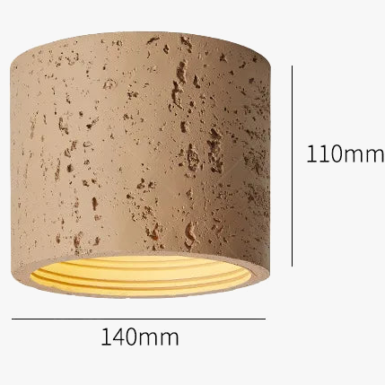 Plafonnier — Wabi-sabi Style Downlight LED résine plafonnier salon chambre plafonnier allée couloir entrée rétro luminaire
