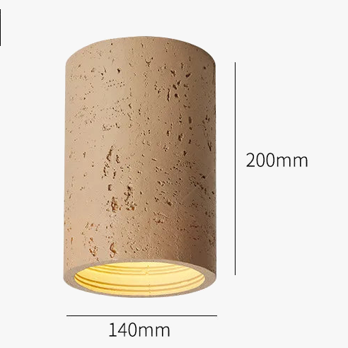 Plafonnier — Wabi-sabi Style Downlight LED résine plafonnier salon chambre plafonnier allée couloir entrée rétro luminaire