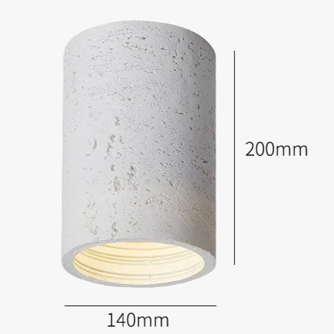 Plafonnier — Wabi-sabi Style Downlight LED résine plafonnier salon chambre plafonnier allée couloir entrée rétro luminaire