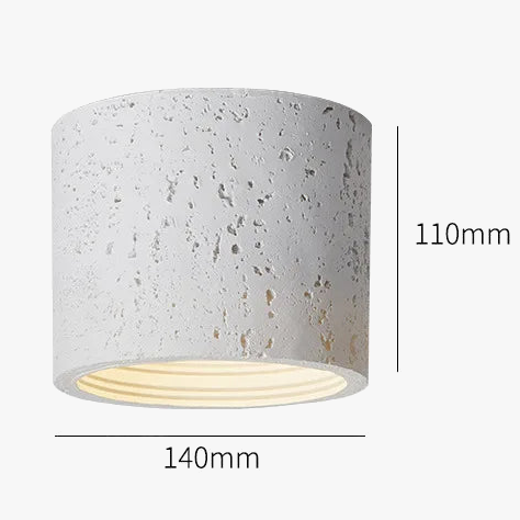 Plafonnier — Wabi-sabi Style Downlight LED résine plafonnier salon chambre plafonnier allée couloir entrée rétro luminaire