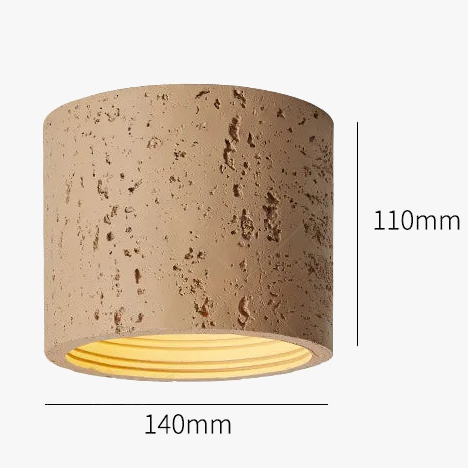 Plafonnier — Wabi-sabi Style Downlight LED résine plafonnier salon chambre plafonnier allée couloir entrée rétro luminaire