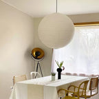 Solara Suspension Bambou Papier Washi Ronde - Neutralighting