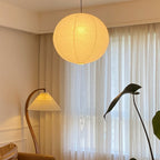 Solara Suspension Bambou Papier Washi Ronde - Neutralighting