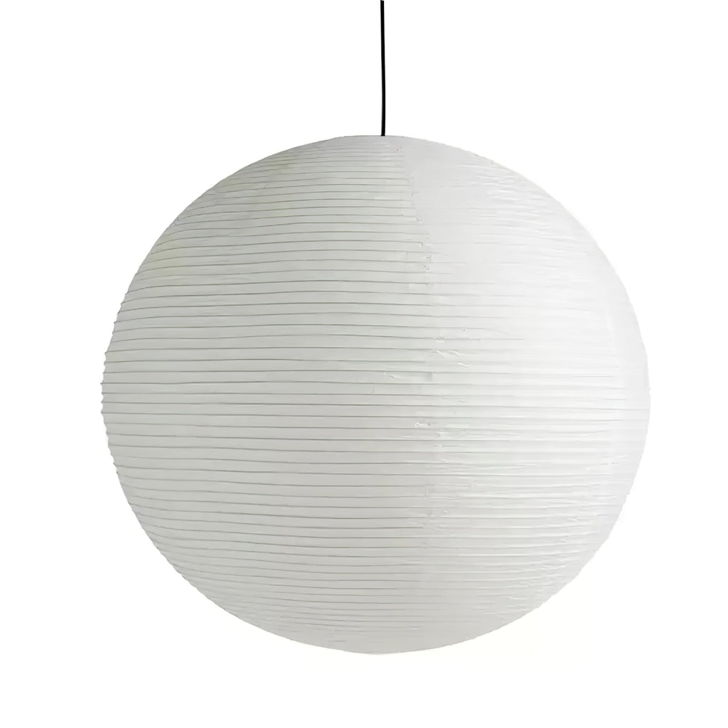 Solara Suspension Bambou Papier Washi Ronde - Neutralighting