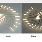 Wesley Plafonnier Feu d'Artifice Linéaire Moderne - 15