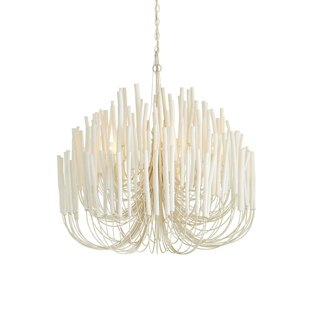 Ulshayra Lustre Postmoderne De Luxe En Bois Et Métal à Multiples Bras - Neutralighting