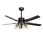 Zazoren Plafonnier Verre Noir Vintage - Neutralighting