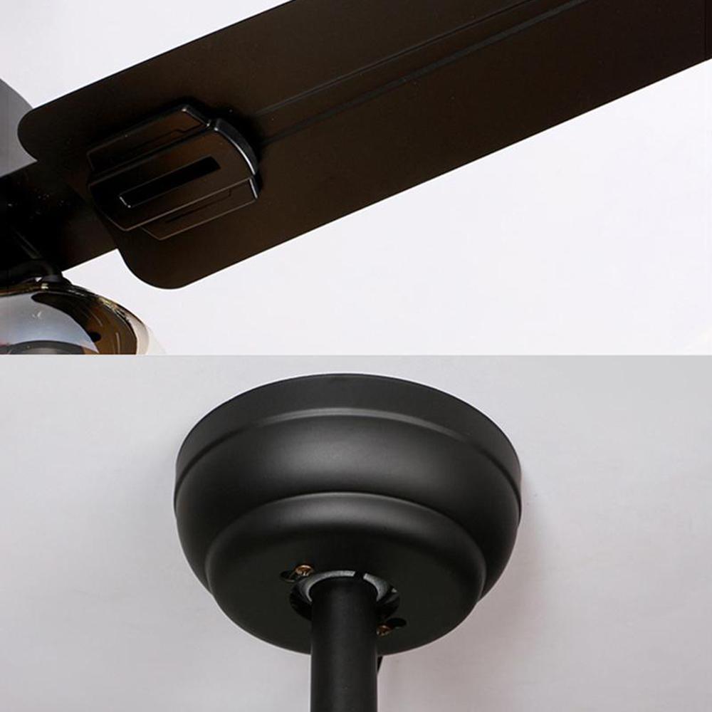 Zazoren Plafonnier Verre Noir Vintage - Neutralighting