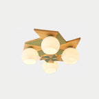 Ewooda Lustra Plafonnier en Bois Naturel Élégant - Neutralighting