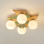 Ewooda Lustra Plafonnier en Bois Naturel Élégant - Neutralighting