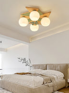 Ewooda Lustra Plafonnier en Bois Naturel Élégant - Neutralighting