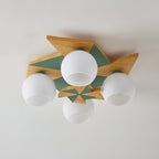 Ewooda Lustra Plafonnier en Bois Naturel Élégant - Neutralighting