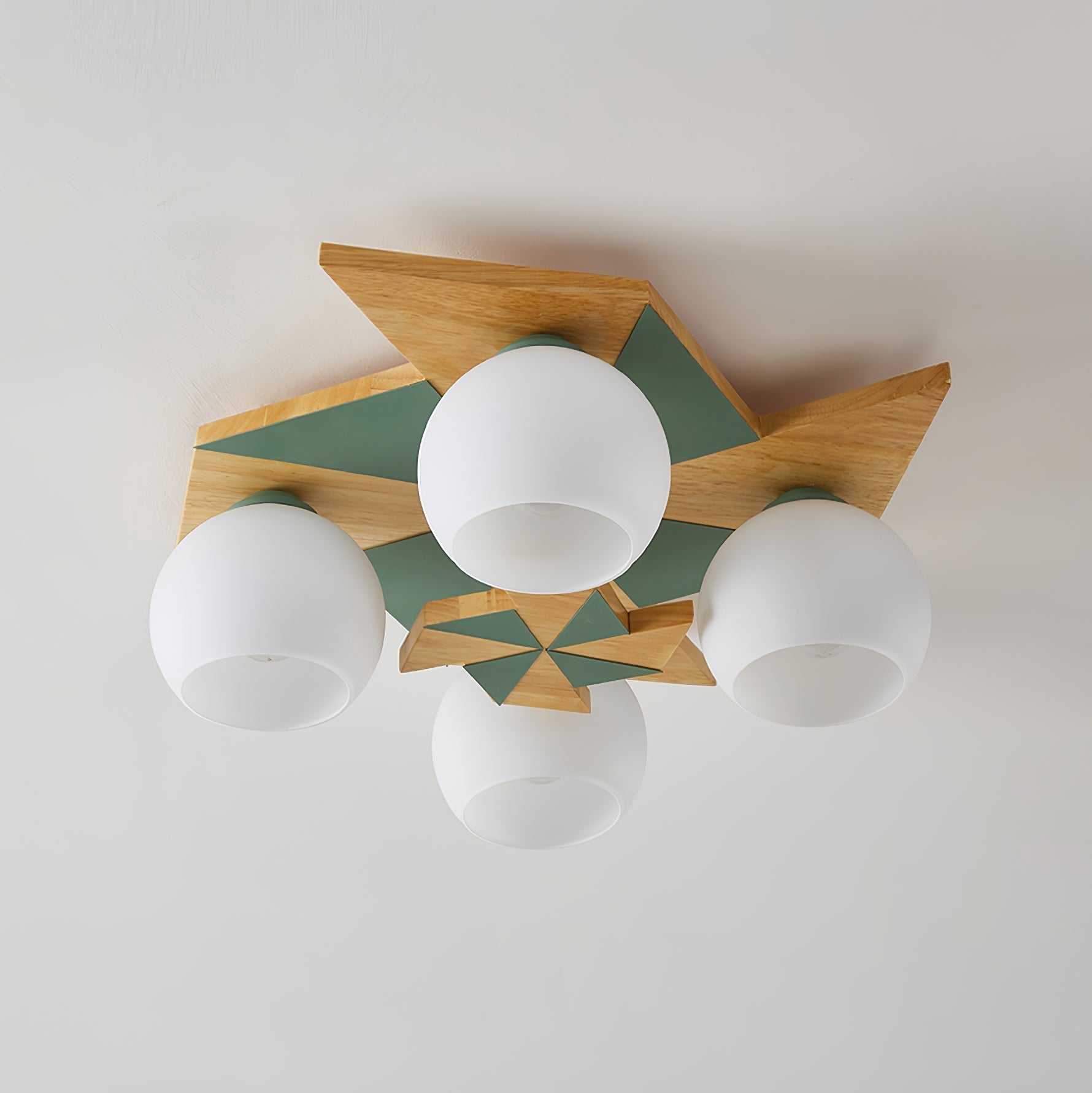 Ewooda Lustra Plafonnier en Bois Naturel Élégant - Neutralighting