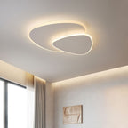 Zeno Plafonnier Triangle Moderne Salon - 40 cm - Blanc Chaud