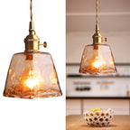 Zina Suspension Géométrique Vintage Verre. Laiton. Salon - 3