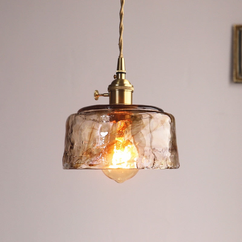 Zina Suspension Géométrique Vintage Verre. Laiton. Salon - 6